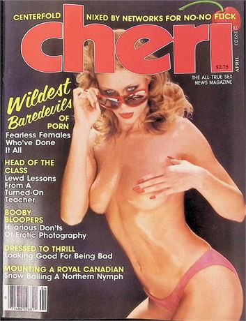 Cheri Magazine w/ Sinthia Blue April 1981 011226AKP-48