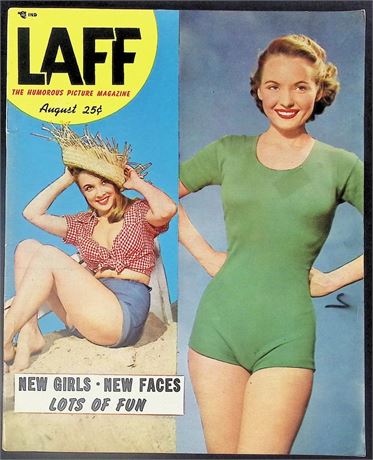 Laff Magazine Aug 1952 ft. Diana Page, Mary Rene 091925AKNON-12
