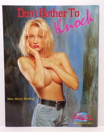 Alicyn Sterling/Alexandria Quinn, FantaZ 1990's DOUBLE Video Promo Slick Ad Sheet 061925WP-75