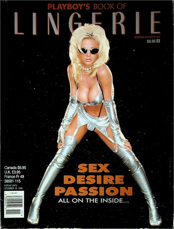 Playboy's Book Of Lingerie Magazine Chloe Jones November/December 1995 070725RP-