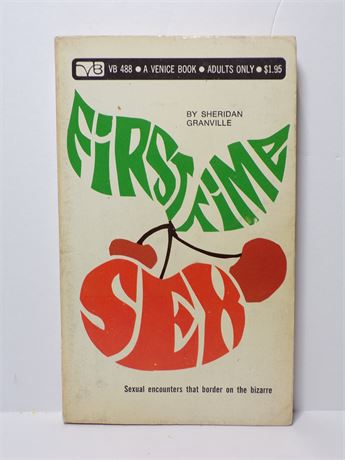 First Time Sex by Sheridan Granville, Paperback Book 1971 Venice VB-488 052825WP
