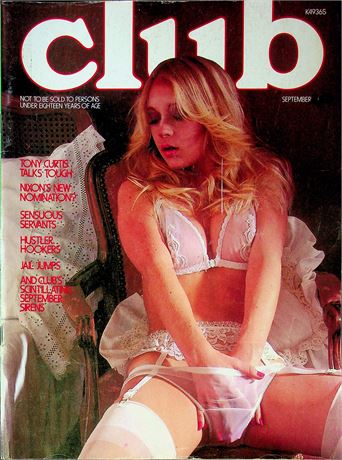 Club Magazine Ft. Tony Curtis & Karen September 1977 052725RP2