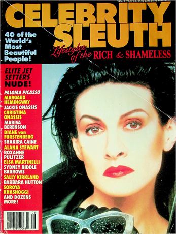 Celebrity Sleuth Magazine Lifestyles Of The Rich & Shameless Vol.2 No.6 061025RP2