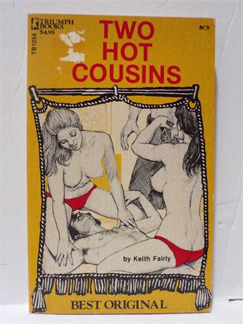 Two Hot Cousins by Keith Fairly, Paperback Book 1970's Greenleaf Triumph TB1054 072825WP-78
