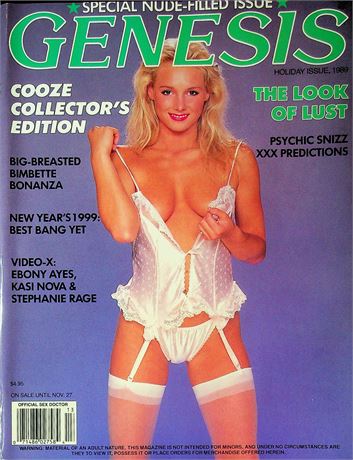 Genesis Magazine Ft. Ebony Ayes, Kasi Nova & Stephanie Rage Holiday 1989 052725RP