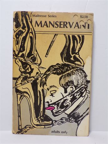 Maitresse Series "Manservant", Dominatrix Paperback Book 1979 Star Dist MS-103 052825WP