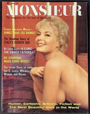 Monsieur Magazine ft. Joanne, Celeste April 1965 102125AKP-35