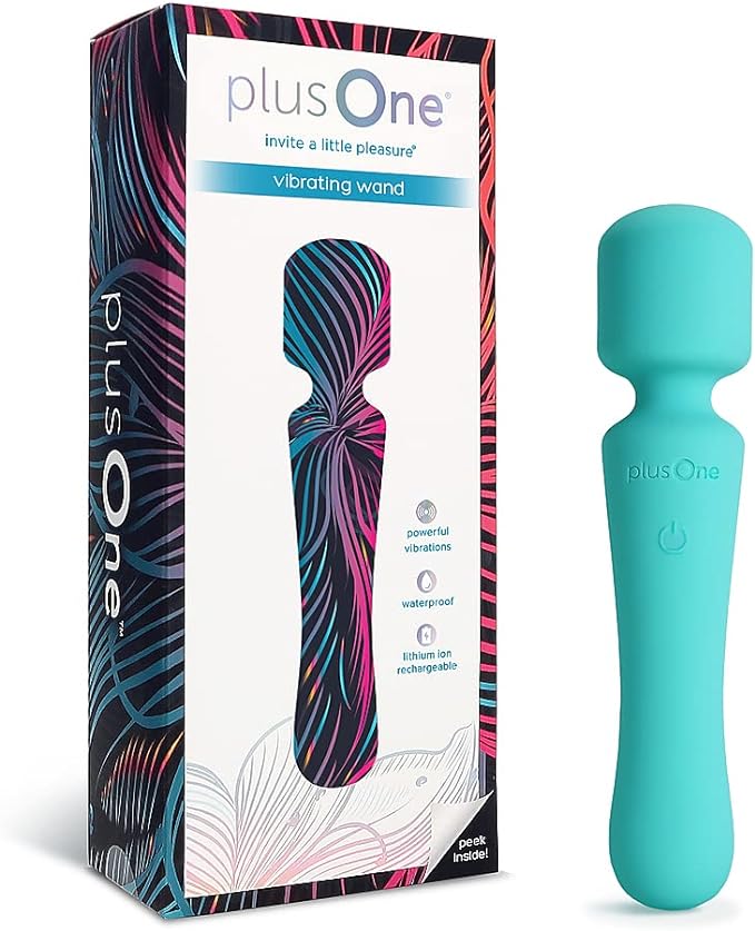 Plus One Vibrating Wand Massager Adult Toy Vibrator -040924AMT