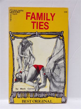 Family Ties by Mark Carver, Paperback Book 1970's Greenleaf Triumph TB1016 072825WP-49