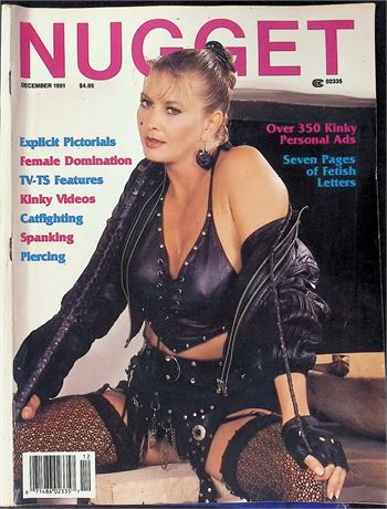 Nugget Magazine ft. Lady Jaqueline Dec 1991 111125AKP-74