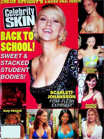 Celebrity Skin Magazine Ft. Scarlett Johansson & Jennifer Lopez No.142 Vol.28 August 2005 062325RP