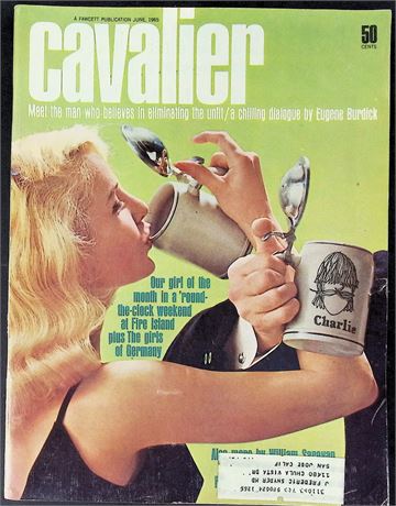 Cavalier Magazine ft. Schone Madchen June 1965 120525AKP-7