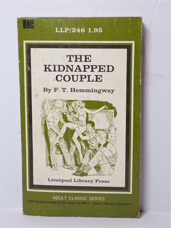 The Kidnapped Couple by F T Hemmingway, Paperback Novel 1970's Liverpool LLP/246 061225WP-2