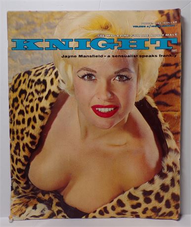 Knight Magazine v4 #1 May 1963 Jayne Mansfield Cover 031925FR-16
