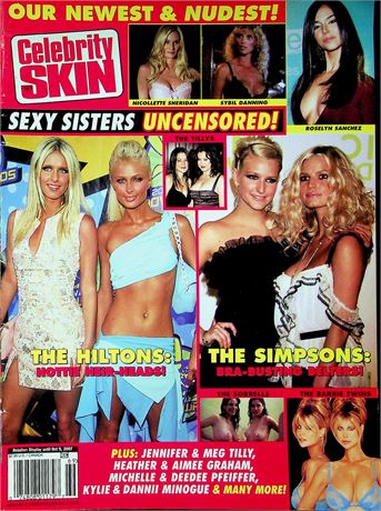 Celebrity Skin Magazine  Paris Hilton & Jessica Simpson No.169 September 2007 070225RP-