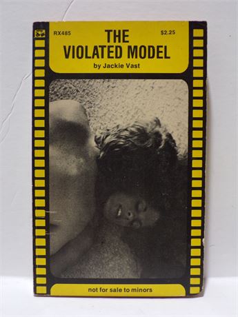 The Violated Model by Jackie Vast, Paperback Book 1977 Surrey House RX485 091025WP-6