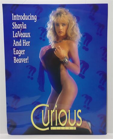 Shayla LaVeaux in Curious, Legend 1990's Video Promo Slick Ad Sheet 061925WP-79