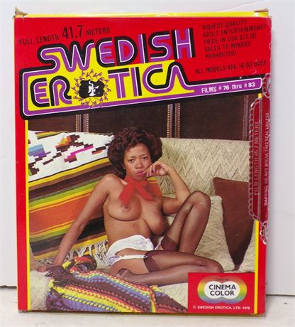 Swedish Erotica Film #80, 1978 8mm Film Reel 41.7m 051525WP2-8