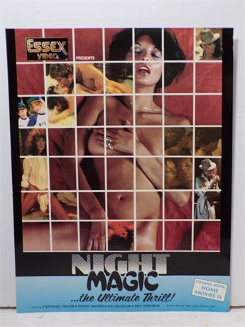Stephanie Taylor in Night Magic, Essex Video 1984 Promo Slick Ad Sheet 051925WP-23