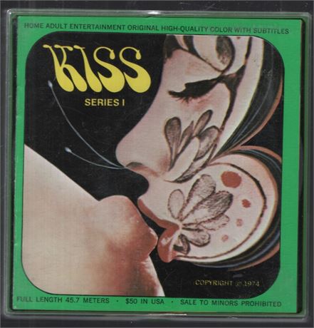 Kiss Series 1 #3 Pierdestall Regular 8mm Film Reel 1974 Vintage 060225CBVHS-B