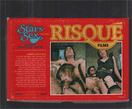 The Stars of Sex Risque Films, Business Lunch Regular 8mm Film Reel Vintage 052625CBVHS