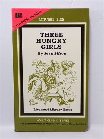 Three Hungry Girls by Jean Sifton, Paperback Book 1976 Liverpool LLP-591 070925WP-92