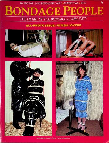 Bondage People Magazine All Photo Issue: Fetish Lovers No.2 July 1990 061725RP-