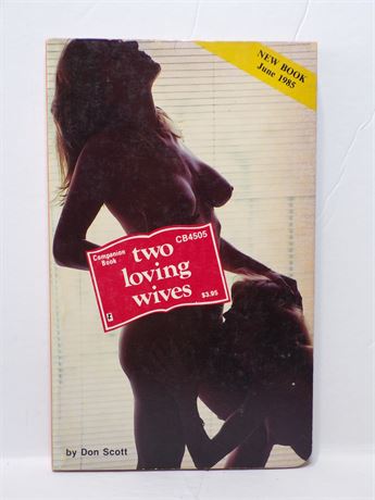 Two Loving Wives by Don Scott, Paperback Book 1985 Greenleaf Companion CB4505 070925WP-84