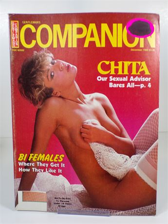 Gentleman's Companion December 1985 Chita Cover 102725WP