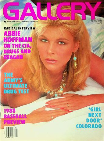 Gallery Magazine Ft. Abbie Hoffman April 1988 100725RP2-