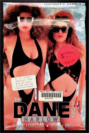 The Dane Harlow Story VHS Infinity Video, Stacy Bell - 050625WVHS