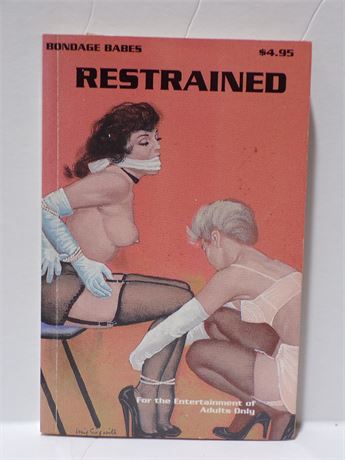 Restrained (Handcuffs for Hannah 1989), Paperback Novel 1993 Star Bondage Babesy BB-108 070225WP-26