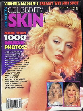Celebrity Skin Magazine #22 w/ Jessica Lange October 1992 011226AKP-79