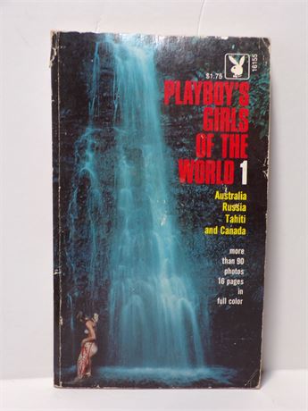 Playboy's Girls of the World 1, Paperback Novel 1973 Playboy Press 16155 061225WP2-64