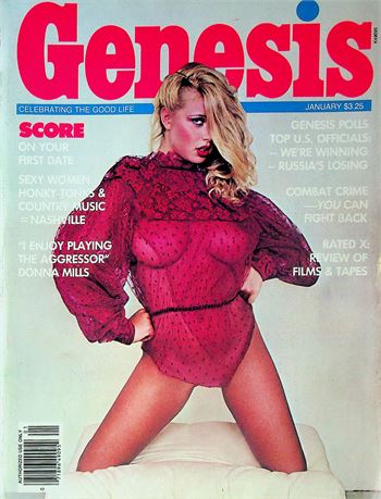 Genesis Magazine Ft. Donna Mills & Clancy January 1983 082325RP-