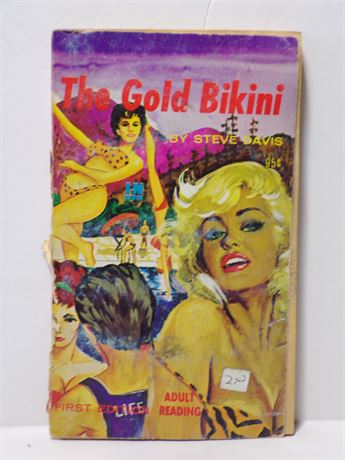 The Gold Bikini by Steve Davis, Paperback Novel 1967 Neva 202 061225WP2-65