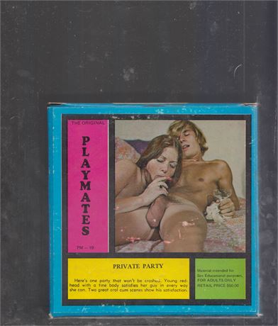 Playmates PM-19 Private Party, Valerie Thomas, Bill Fuller, Super 8mm Film Reel Vintage 071425AVHS