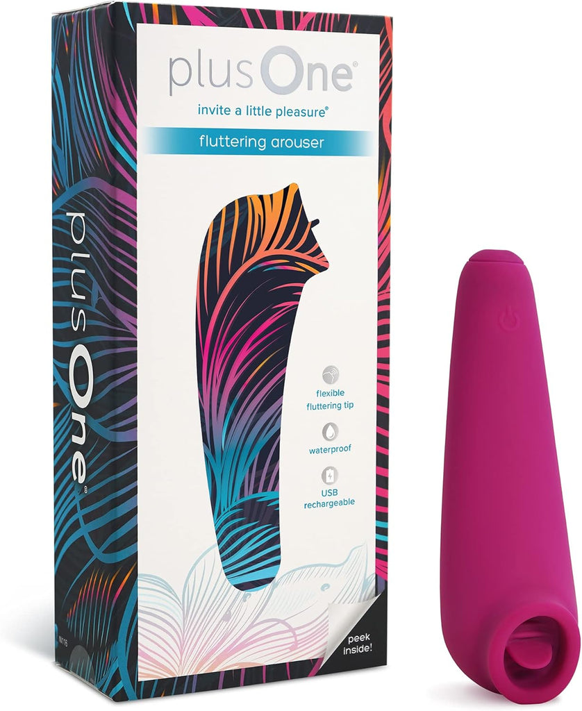 Plus One Fluttering Arouser Massager Adult Toy Vibrator -040924AMT