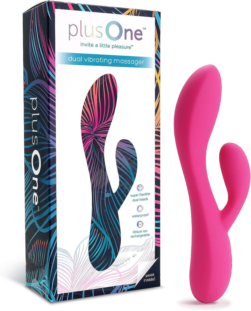 Plus One Dual Vibrating Massager Adult Toy Vibrator -040924AMT