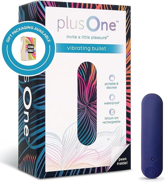 Plus One Vibrating Bullet Massager Adult Toy Vibrator -040924AMT