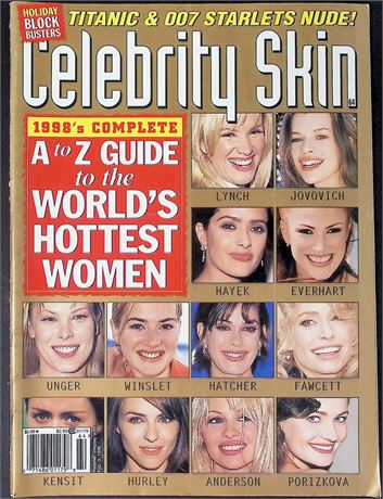 Celebrity Skin Magazine Ft. Kate Winslet Feb 1998 110525AKP-84