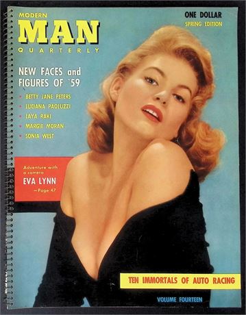 Modern Man Quarterly ft. Eva Lynn Vol.14 Spring Edition 1959 110525AKP-3