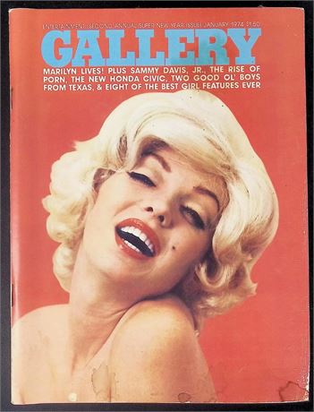 Gallery Magazine ft. Sammy Davis Jr. Jan 1974 110525AKP-4
