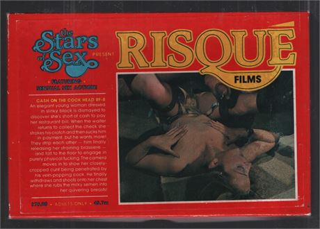 the Stars of Sex Risque Films RF-8 Cash on the Cock Head 8mm Film Reel Vintage 052725CBVHS