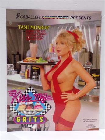 Tami Monroe in Kiss My Grits, Caballero 1989 Promo Slick Ad Sheet 061925WP-7