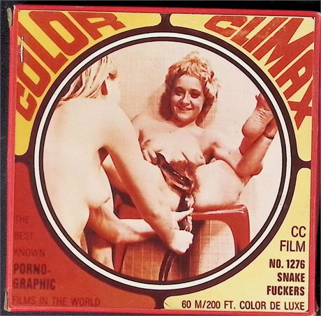 Color Climax #1276 Snake Fuckers Reg 8mm Film 122225AKVHS2