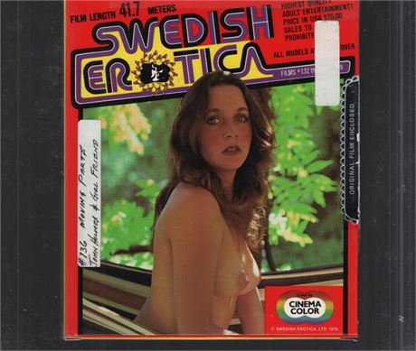Swedish Erotica #136 Moving Parts Regular 8mm Film Reel 1978 Vintage 052925CBVHS