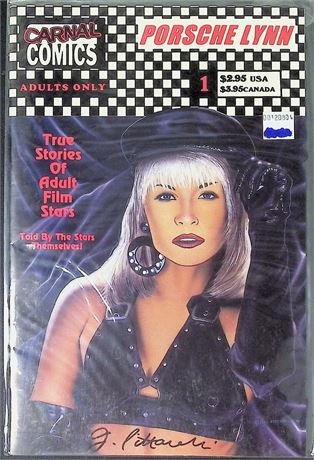Carnal Comics: Stories of Adult Film Stars ft. Porsche Lynn 1996 Re-Visionary Press 103125AKP-92