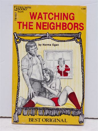 Watching the Neighbors by Norma Egan Paperback Novel, Triumph Books TB1007 1988 051525WP2