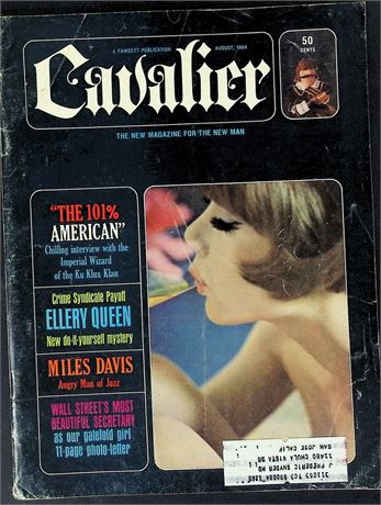 Cavalier Magazine ft. Miles Davis Aug 1964 120525AKP-68